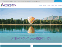 Tablet Screenshot of marketry.com.au